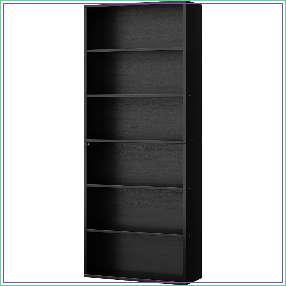 Storage - 6-stufiges offenes Bücherregal, 70,6 Zoll hoch,