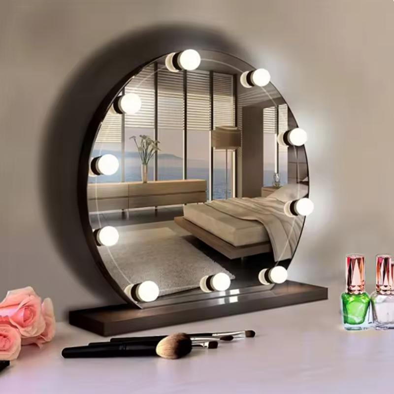 Dressing Table Vanity With Lighted Mirror - Hollywood Make-up Schminktischlampe Abnehmbare LED-Spiegelleuchten USB-Stromversorgung