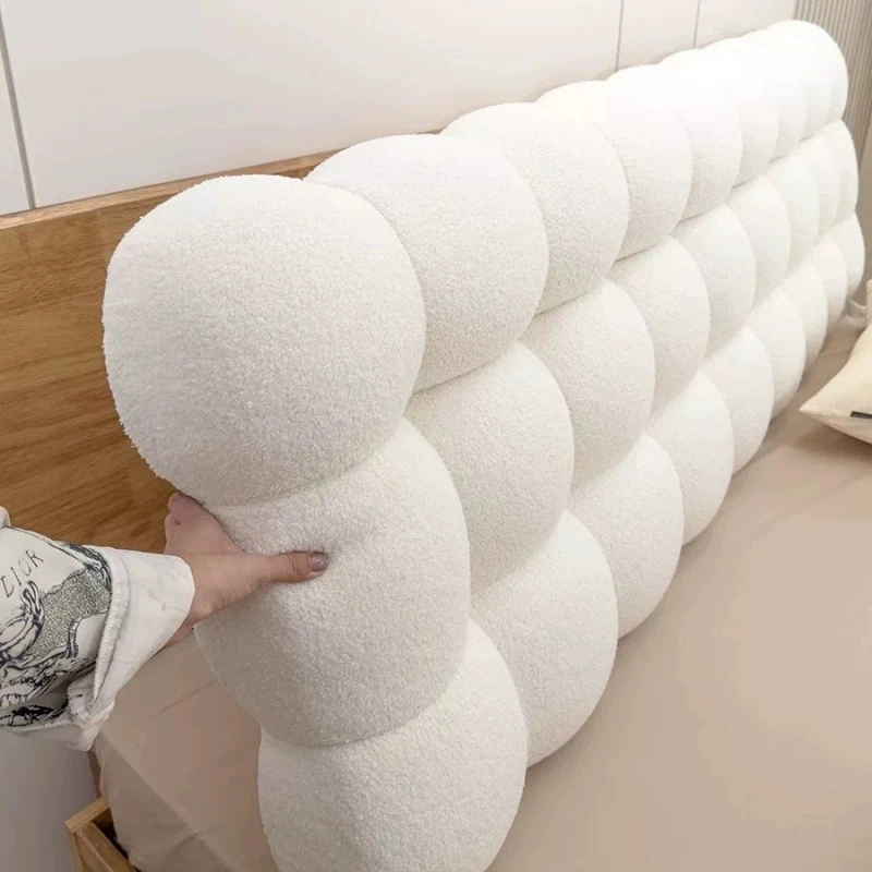 Headboard Cushion Backrest Tatami - Verstärkter Kopfteil-Kissenbezug, Tatami-Bett-Rückenkissen, Taillenschutz, Anti-Kollisions-Schutz, Universelle