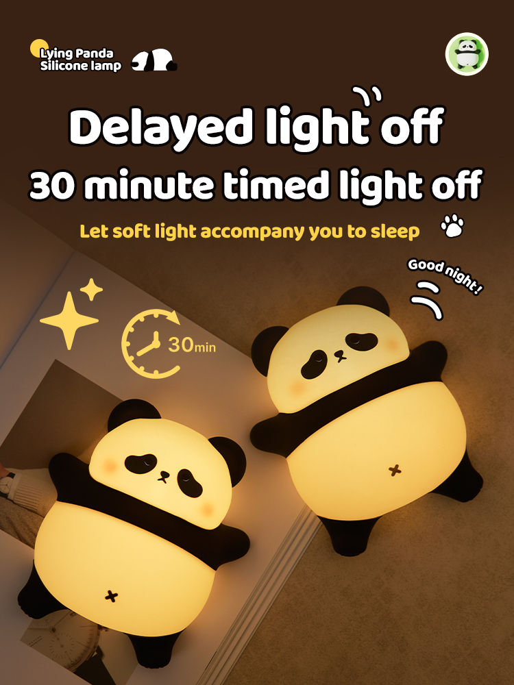 Floating Nightstand With Led Light - Nette Cartoon LED Nachtlicht Touch Sensor