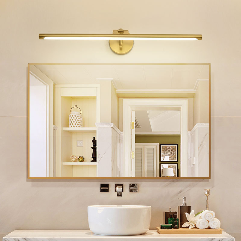 Dressing Table Vanity With Lighted Mirror - Vollkupfer Badezimmer-Spiegelleuchten LED Badezimmer-Schminktisch-Spiegelschrank-Lampe Badezimmer-Spiegelleuchte Wandleuchte