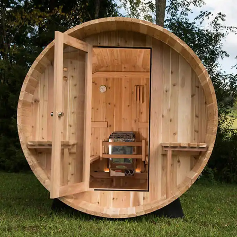 Outdoor Furniture - Outdoor-Sauna Großhandel: 4-6 Personen Kanadische Hemlock-Sauna,