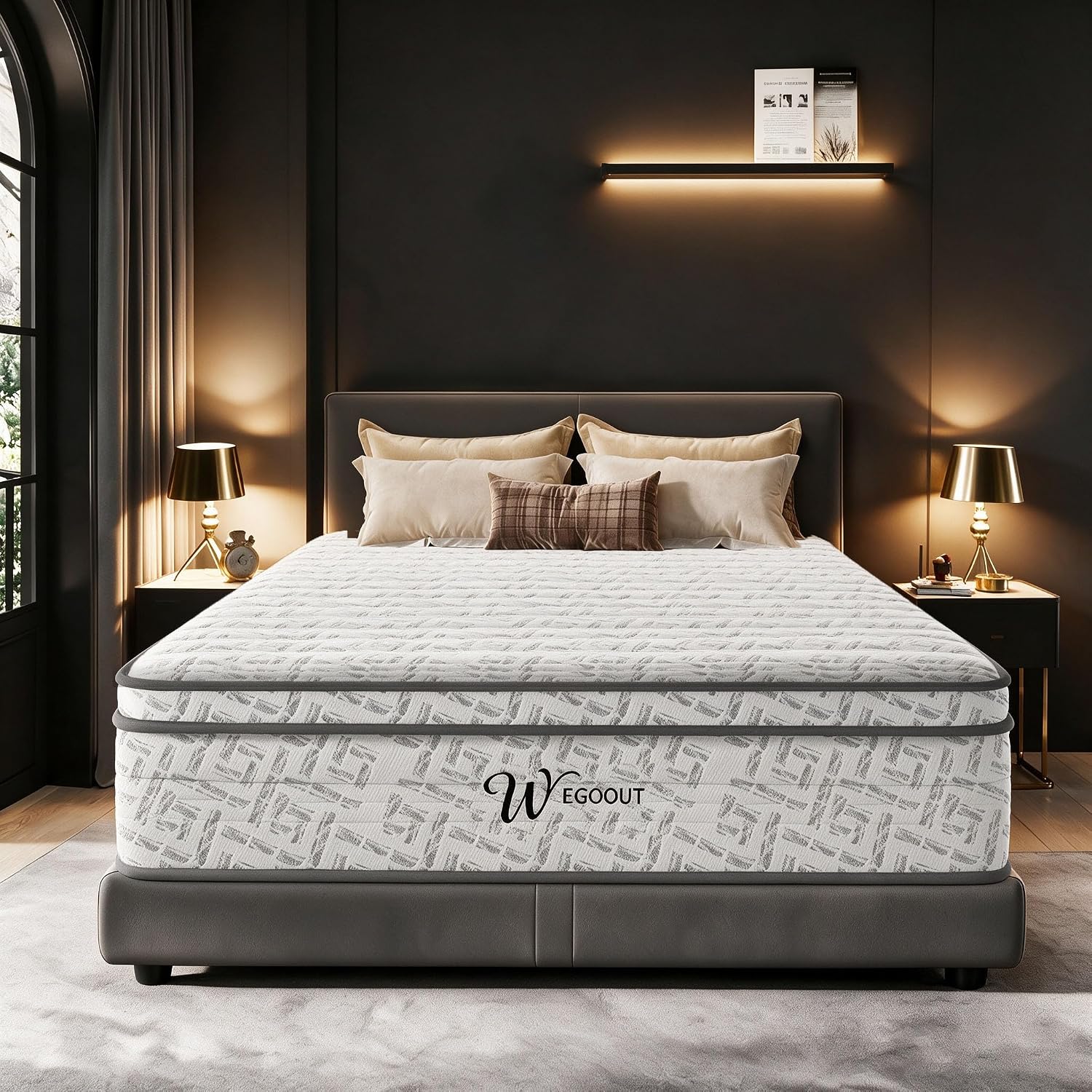 Memory Foam Mattress In A Box Queen - Queen-Size-Matratze 12 Zoll, mittelfeste Queen-Matratze [verbessert]
