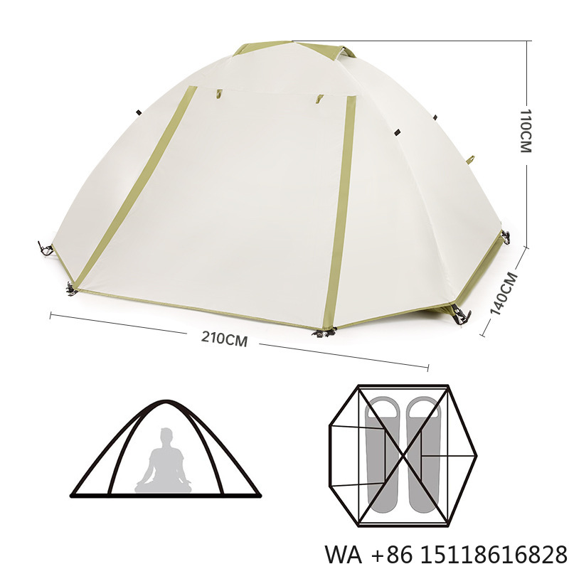 Outdoor Furniture - Wander- und Bergsteigerzelt, Doppelwandig, Wasserdicht, Dreisaison,