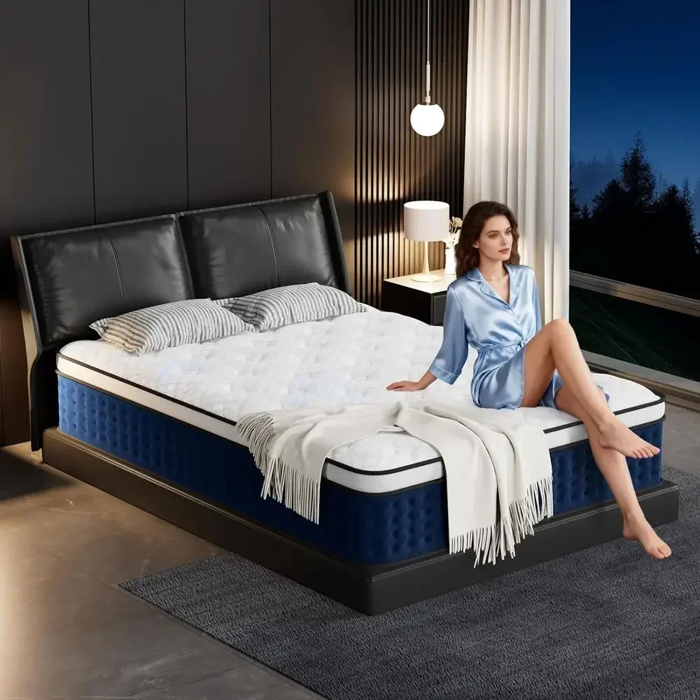 Memory Foam Mattress In A Box Queen - 12 Zoll Hybrid-Matratze Queen-Size in einer