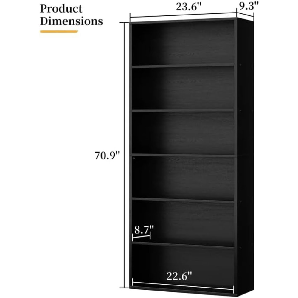 6-stufiges offenes Bücherregal – Storage Bewertung und Preis
