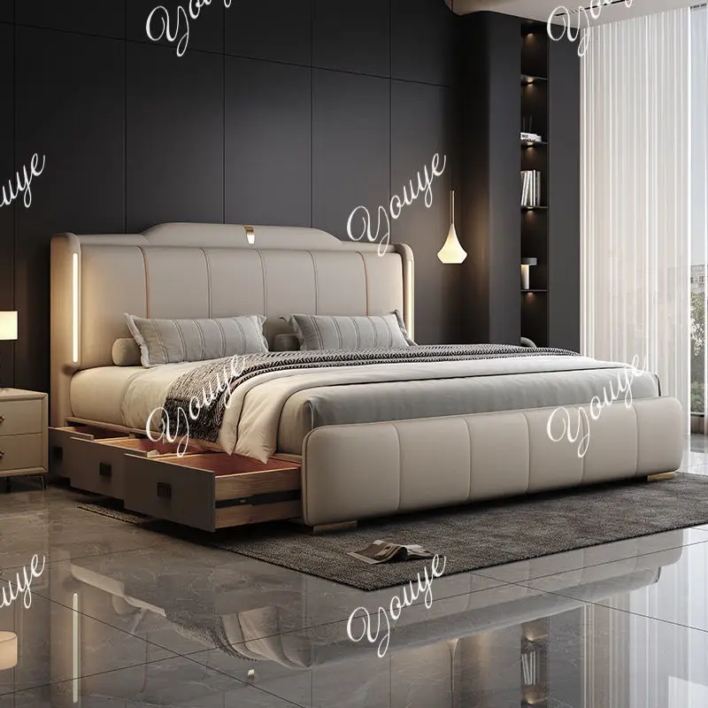 XM 180 x 200 cm Doppelbettrahm – King Size Bed Frame With Storage Drawers Bewertung und Preis