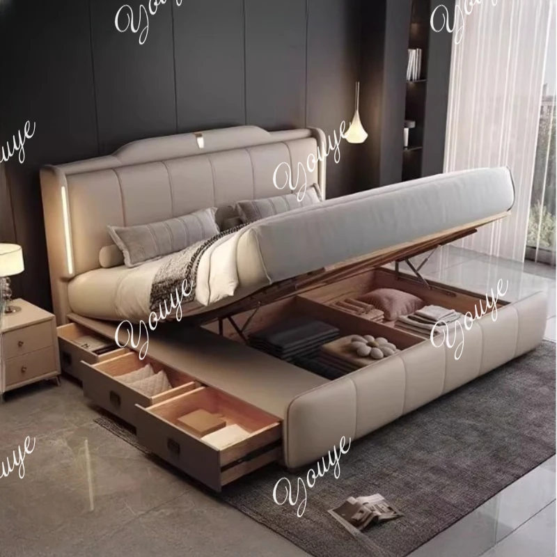 XM 180 x 200 cm Doppelbettrahm – King Size Bed Frame With Storage Drawers Bewertung und Preis