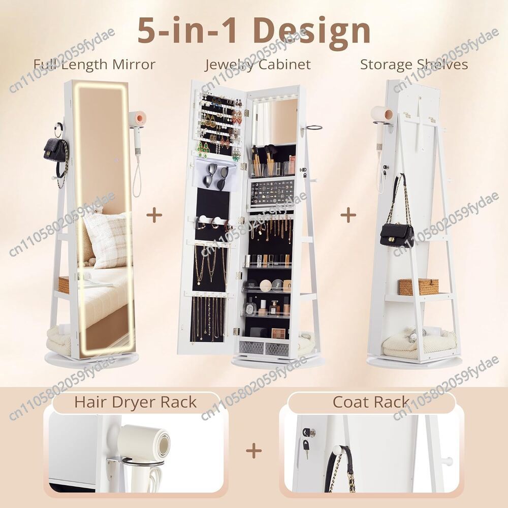 Stehender Schmuckschrank mit S – Full Length Mirror Jewelry Armoire Bewertung und Preis