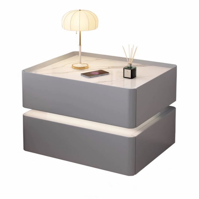 Intelligenter Nachttisch aus m – Solid Wood Nightstand 2 Drawers Bewertung und Preis