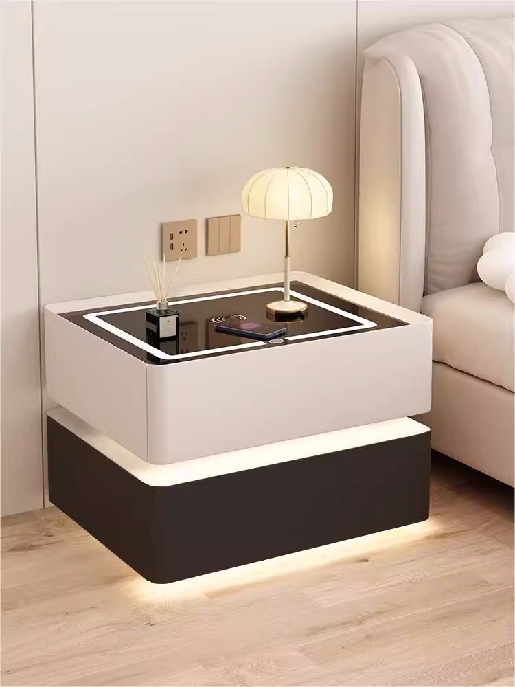 Intelligenter Nachttisch aus m – Solid Wood Nightstand 2 Drawers Bewertung und Preis