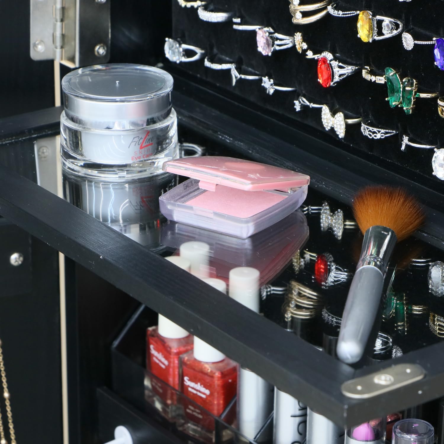 Stehender Schmuckschrank in vo – Full Length Mirror Jewelry Armoire Bewertung und Preis