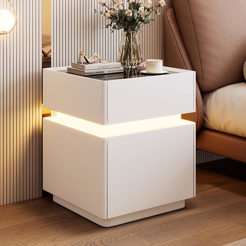 Intelligenter Nachttisch mit S – Solid Wood Nightstand 2 Drawers Bewertung und Preis