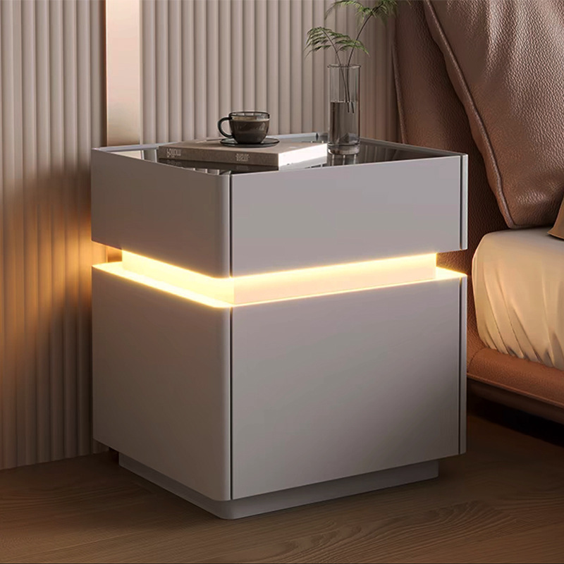 Intelligenter Nachttisch mit S – Solid Wood Nightstand 2 Drawers Bewertung und Preis