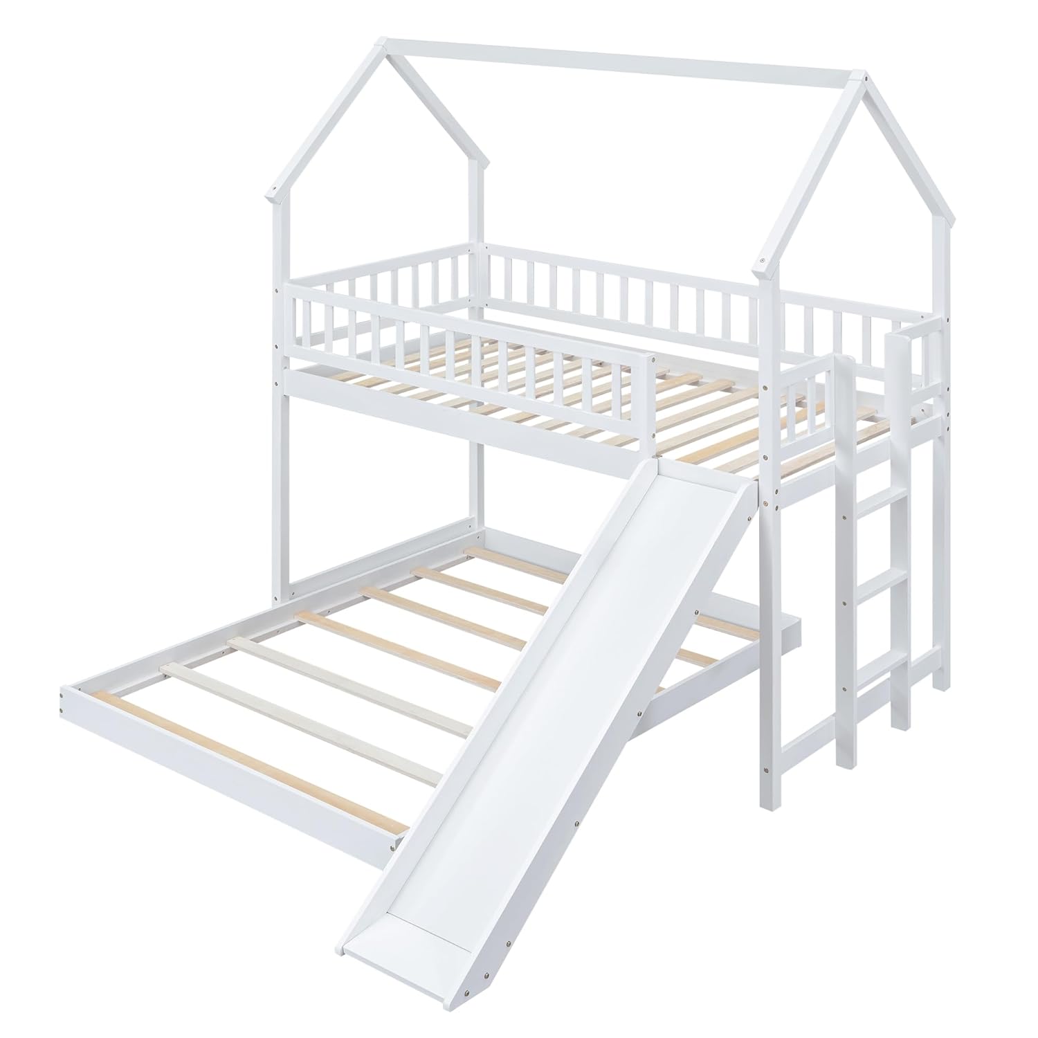 Hausförmiges Etagenbett mit Tr – Bunk Bed With Stairs And Slide Bewertung und Preis