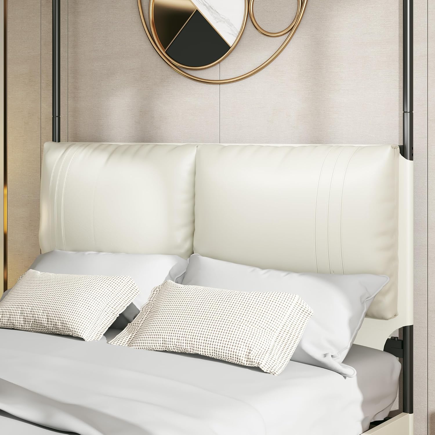 Queen-Size-Himmelbettgestell m – Canopy Bed Frame Metal Queen Bewertung und Preis