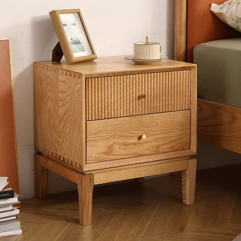 Retro-Nachttische aus massivem – Solid Wood Nightstand 2 Drawers Bewertung und Preis