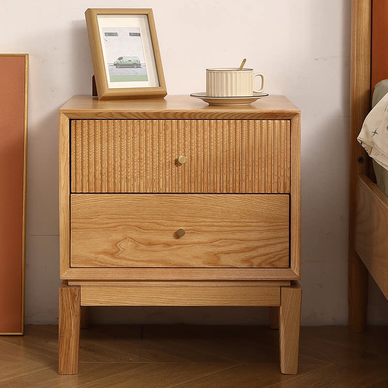Retro-Nachttische aus massivem – Solid Wood Nightstand 2 Drawers Bewertung und Preis