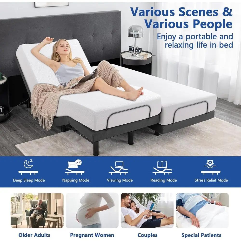 Elektrisch verstellbares Queen – Memory Foam Mattress In A Box Queen Bewertung und Preis