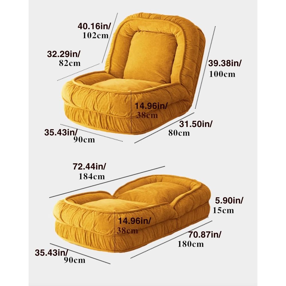 Faltbares Lazy Sofa Bett Boden – Sofas Bewertung und Preis