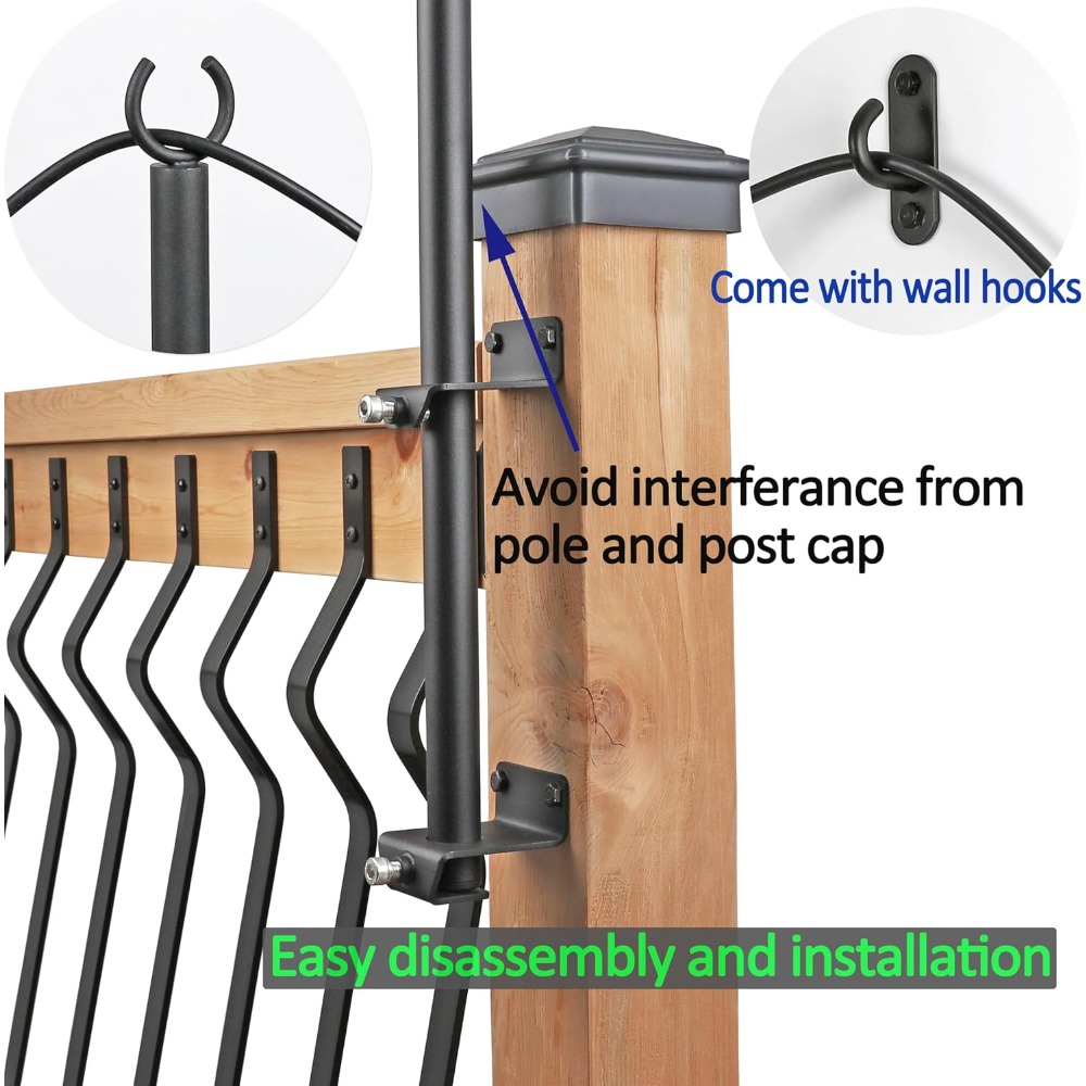 2er-Pack Lichterkettenstangen  – Outdoor Furniture Bewertung und Preis