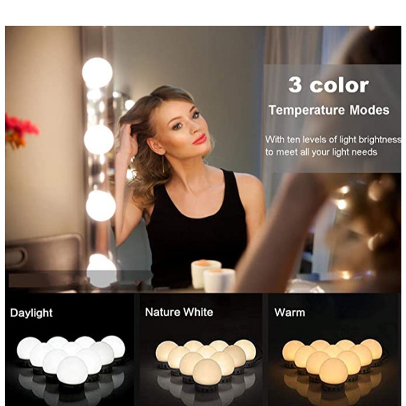 LED Make-up Spiegel Glühbirnen – Dressing Table Vanity With Lighted Mirror Bewertung und Preis
