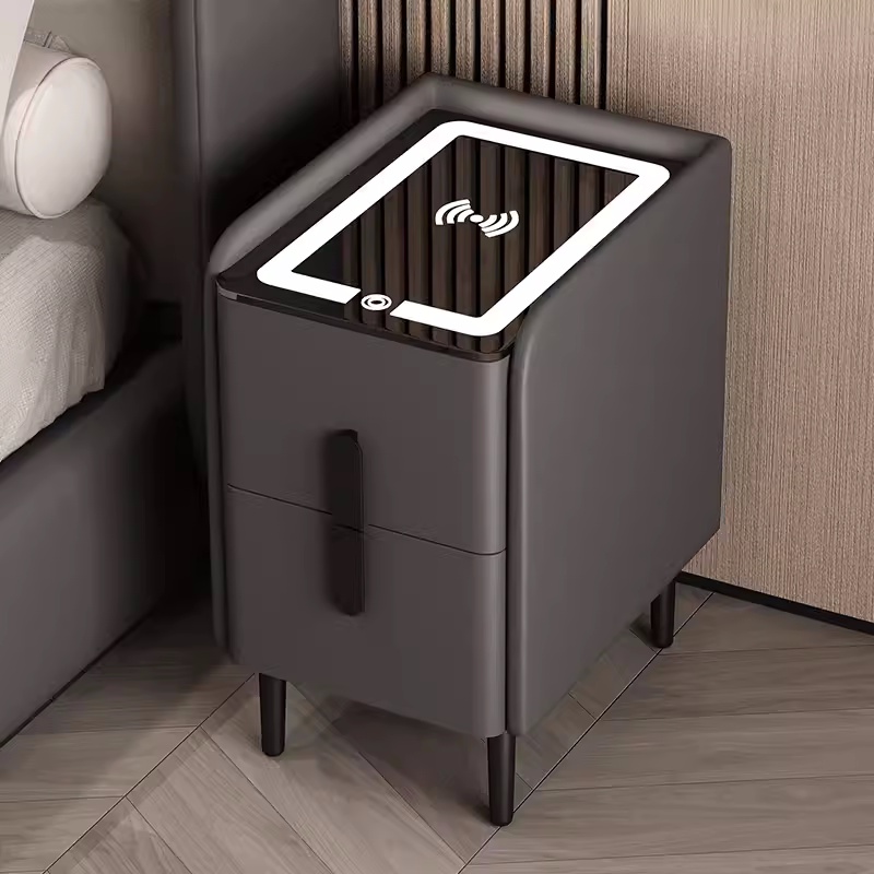 Nordischer Stil, intelligenter – Solid Wood Nightstand 2 Drawers Bewertung und Preis