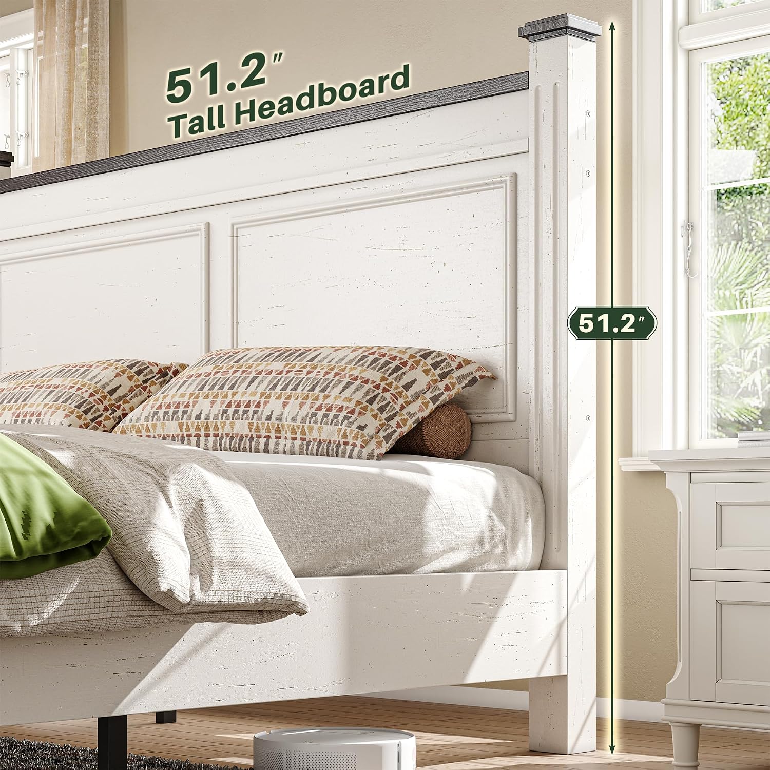 Kingsize-Bettgestell mit 51 Zo – King Size Bed Frame With Storage Drawers Bewertung und Preis