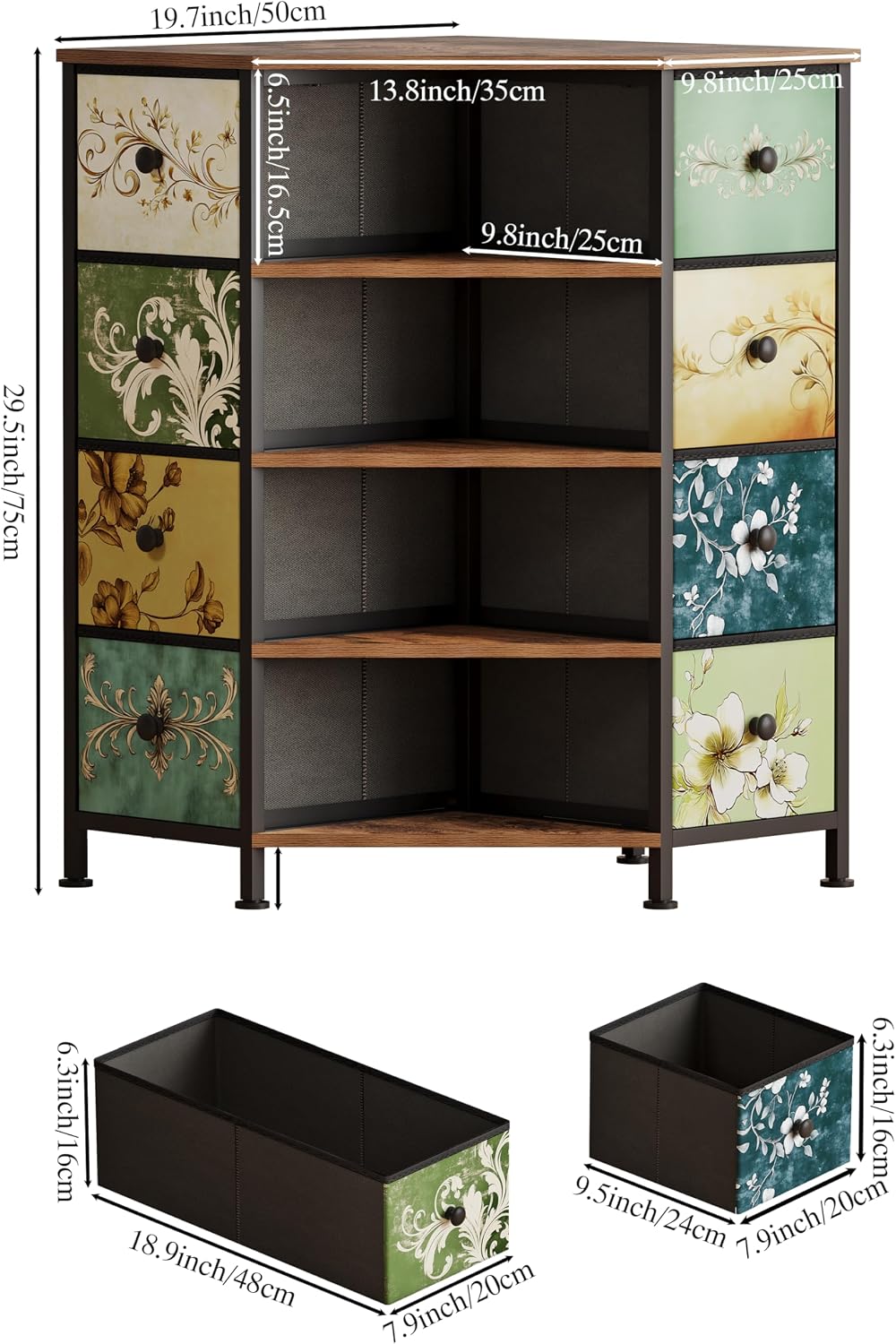 8-Schubladen-Eckkommode mit St – Bedroom Furniture Bewertung und Preis