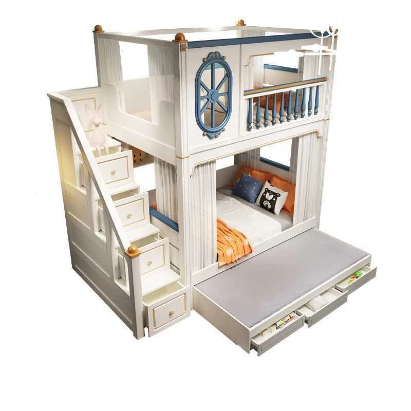 -Für Luxus-Etagenbetten für Ki – Bunk Bed With Stairs And Slide Bewertung und Preis
