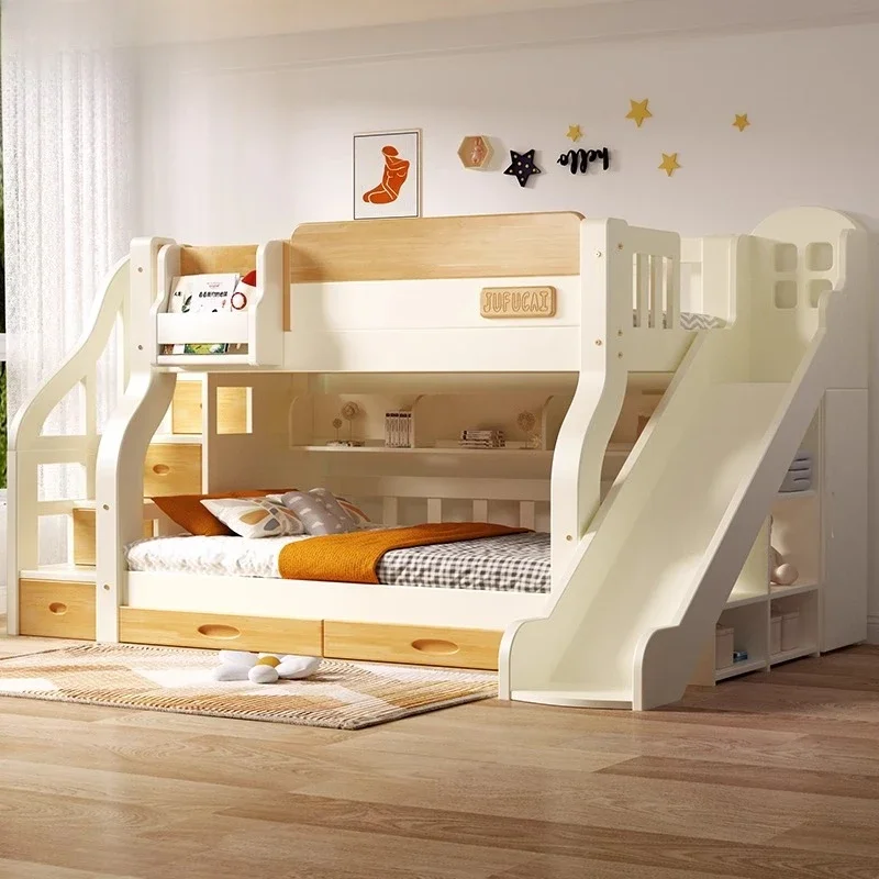 Loft-Doppelbett mit Treppenrah – King Size Bed Frame With Storage Drawers Bewertung und Preis