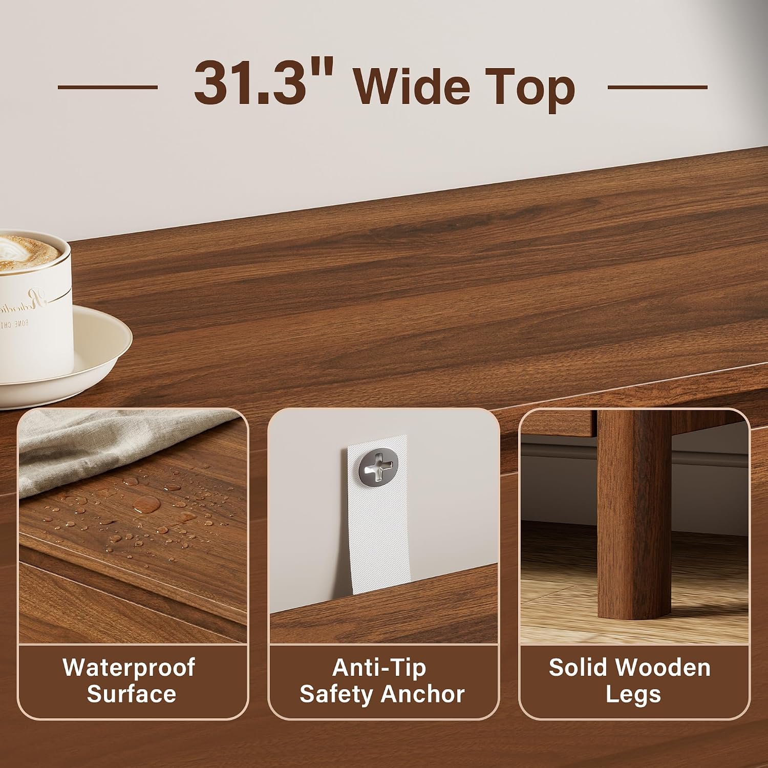 Fünf-Schubladen-Holzschrank, v – Bedroom Furniture Bewertung und Preis