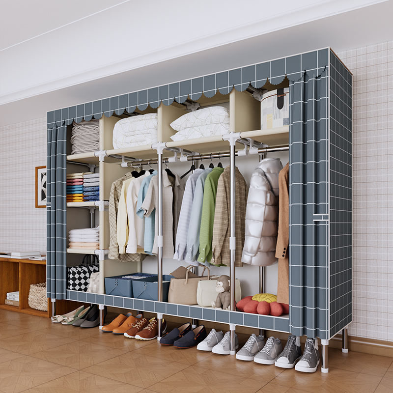 Modischer Druck, tragbarer Kle – Wardrobe Closet Portable Fabric Cover Bewertung und Preis