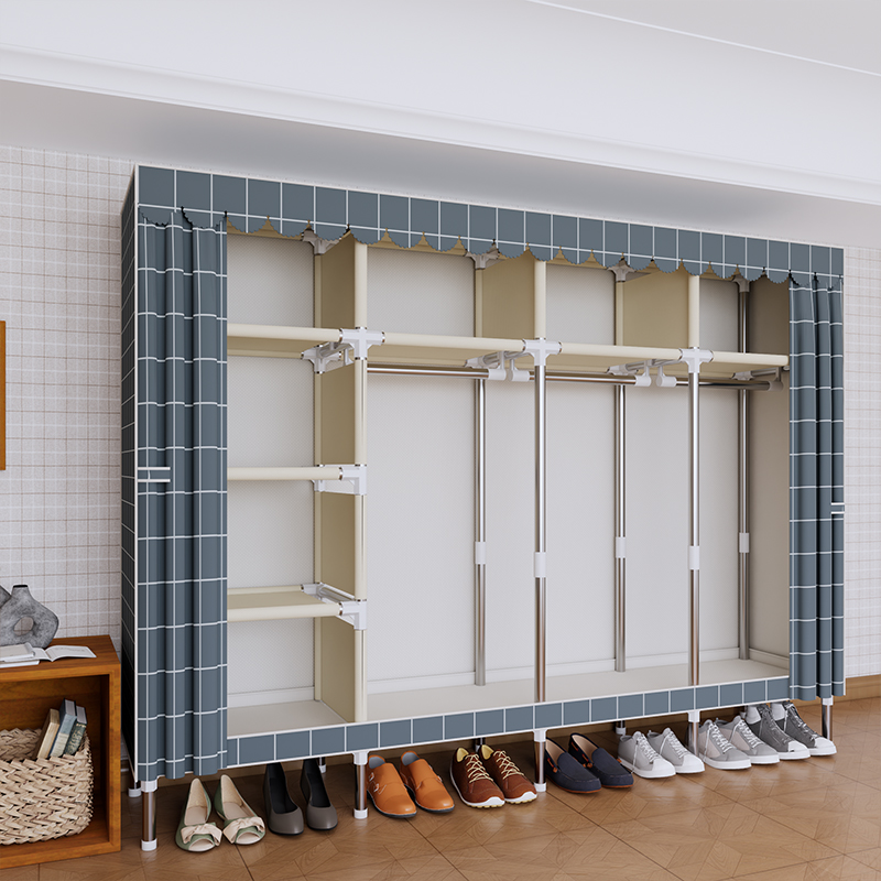 Modischer Druck, tragbarer Kle – Wardrobe Closet Portable Fabric Cover Bewertung und Preis