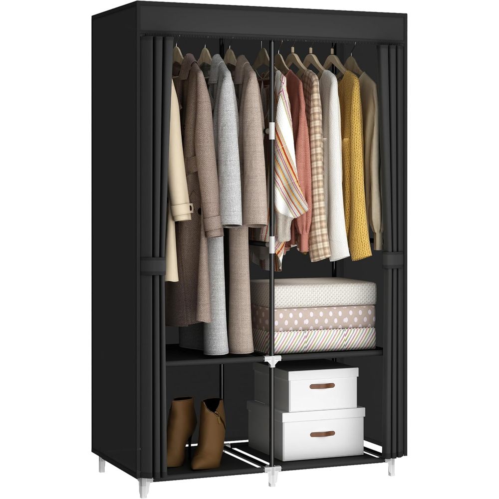 Tragbarer Kleiderschrank für K – Wardrobe Closet Portable Fabric Cover Bewertung und Preis