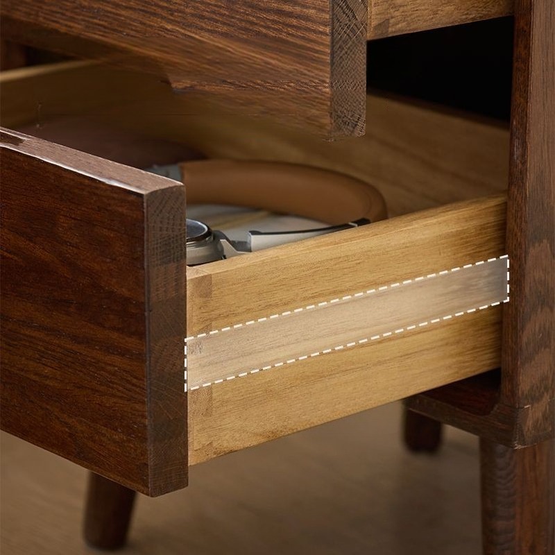 Nachttische aus Holz, Vintage- – Solid Wood Nightstand 2 Drawers Bewertung und Preis