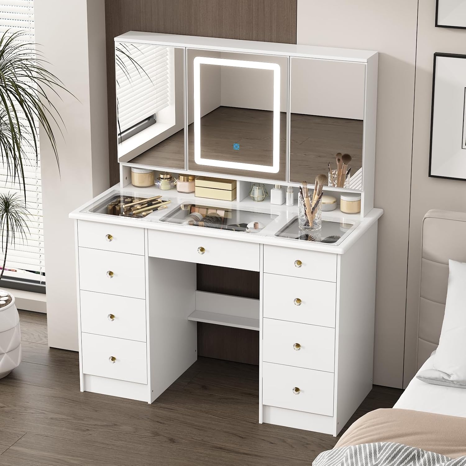 Schminktisch mit Spiegel und B – Dressing Table Vanity With Lighted Mirror Bewertung und Preis