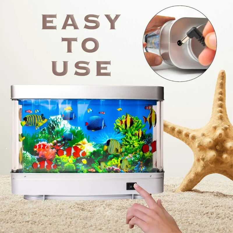 Tropisches Aquarium Lampen kün – Floating Nightstand With Led Light Bewertung und Preis