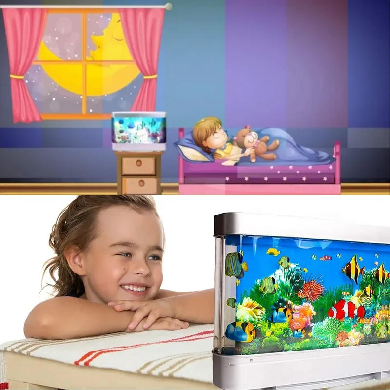 Tropisches Aquarium Lampen kün – Floating Nightstand With Led Light Bewertung und Preis