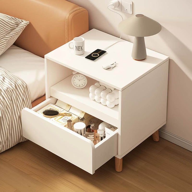 Weißer Nachttisch Schlafzimmer – Solid Wood Nightstand 2 Drawers Bewertung und Preis