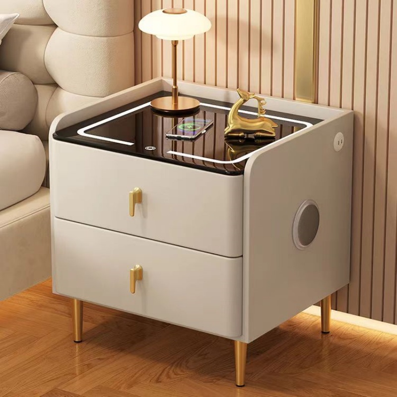 Nordischer Stil Holz-Nachttisc – Solid Wood Nightstand 2 Drawers Bewertung und Preis