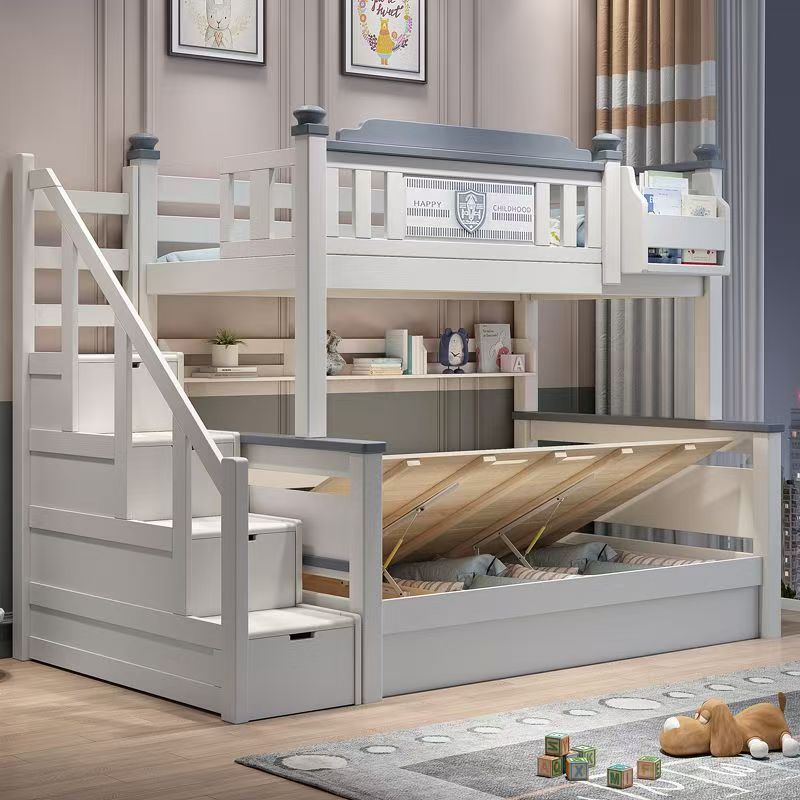 2025 Günstiges Kinderzimmermöb – Bunk Bed With Stairs And Slide Bewertung und Preis