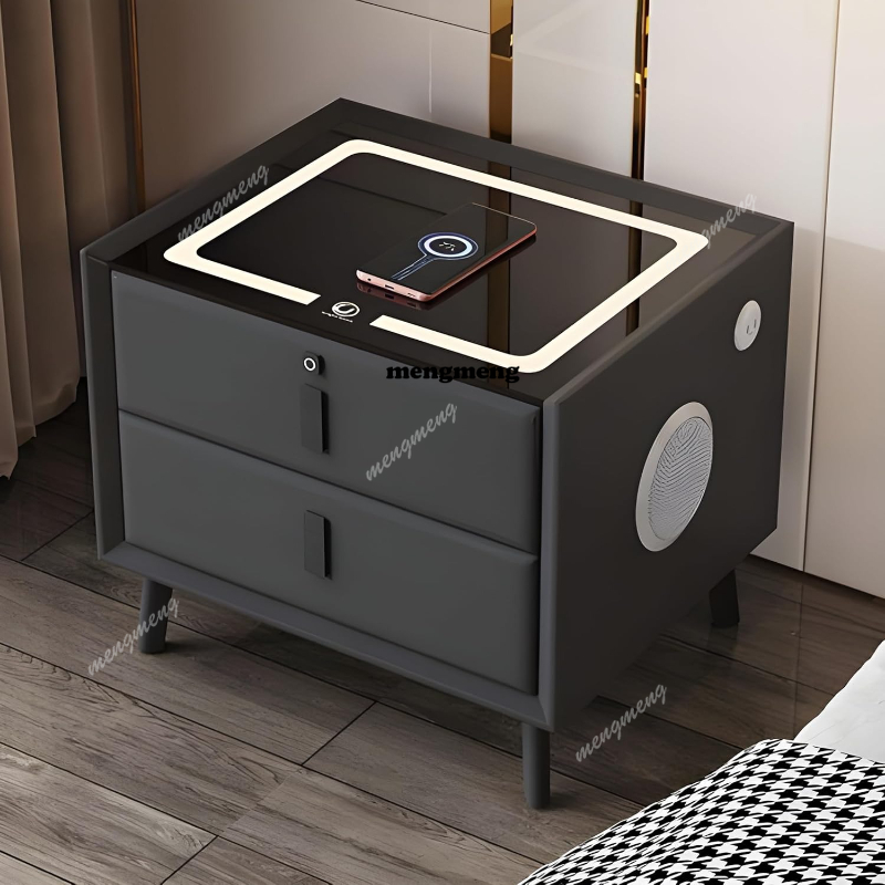 Intelligenter Nachttisch aus m – Solid Wood Nightstand 2 Drawers Bewertung und Preis