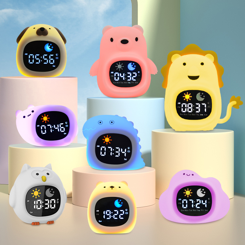 Nachtlicht Uhr Katze Baby Schl – Floating Nightstand With Led Light Bewertung und Preis