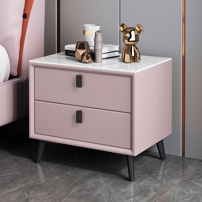 Nordischer Stil Massivholz-Nac – Solid Wood Nightstand 2 Drawers Bewertung und Preis