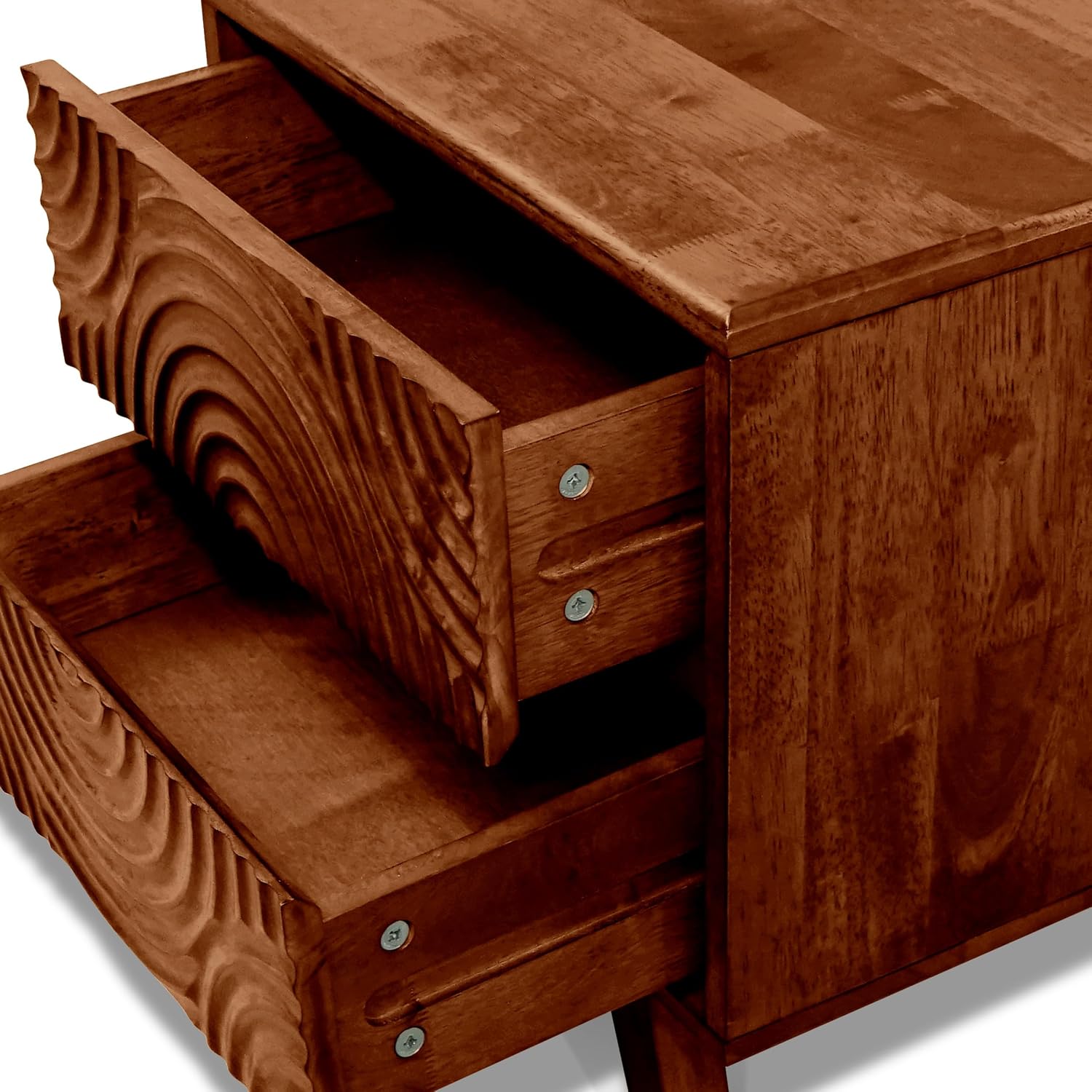 Nachttisch aus massivem Akazie – Solid Wood Nightstand 2 Drawers Bewertung und Preis