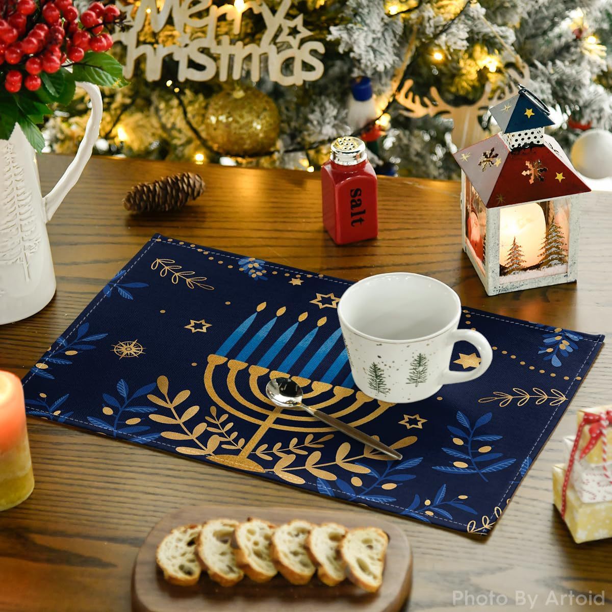 8-teiliges Chanukka Rosh Hasha – Tables Bewertung und Preis