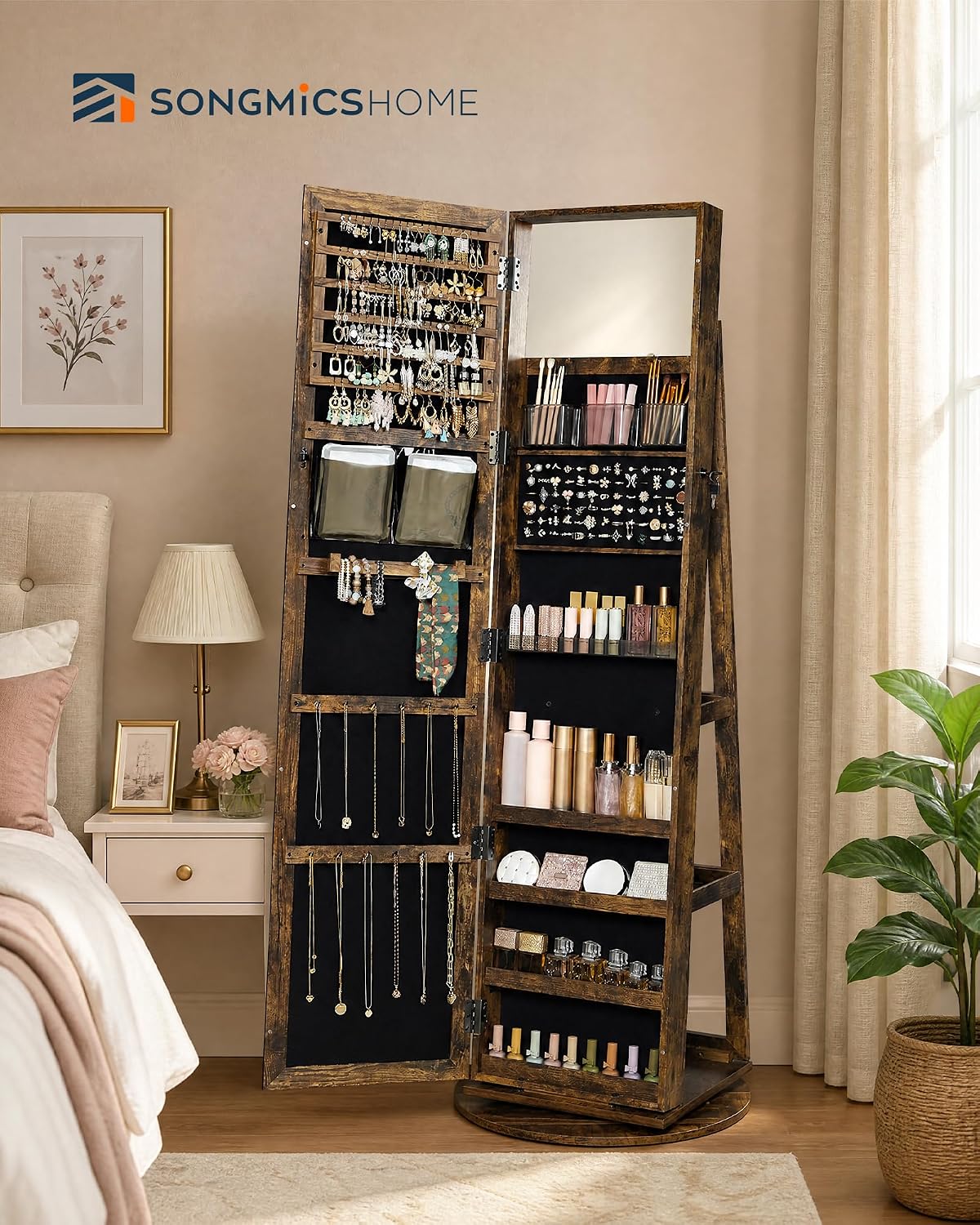 Stehender Schmuckschrank, Ganz – Full Length Mirror Jewelry Armoire Bewertung und Preis