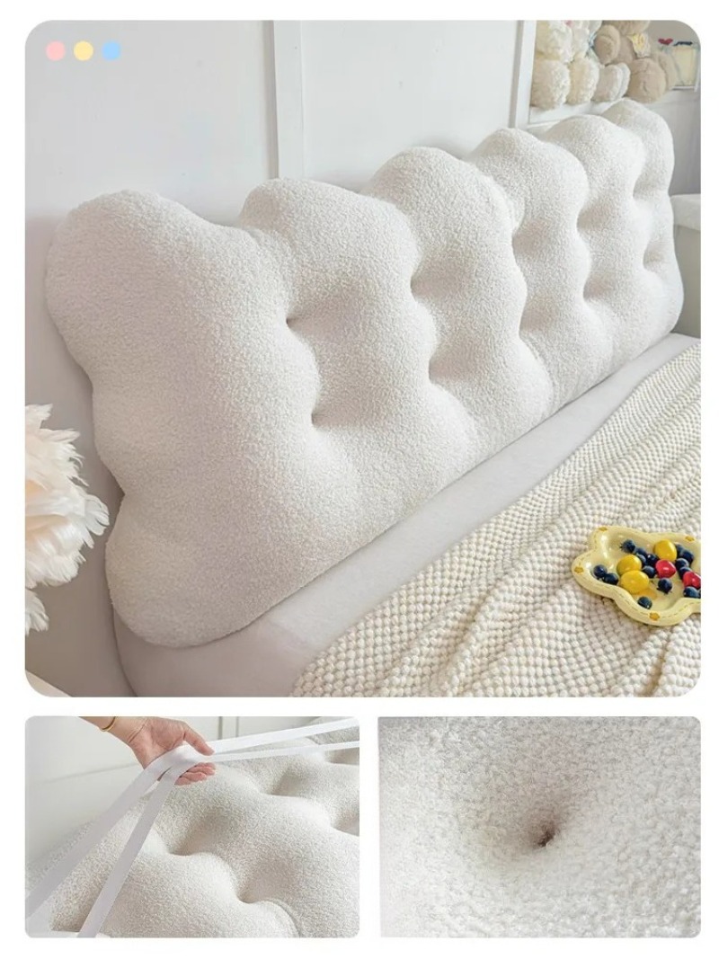 90x50x15cm Teddy-Fleece-Kopfte – Headboard Cushion Backrest Tatami Bewertung und Preis