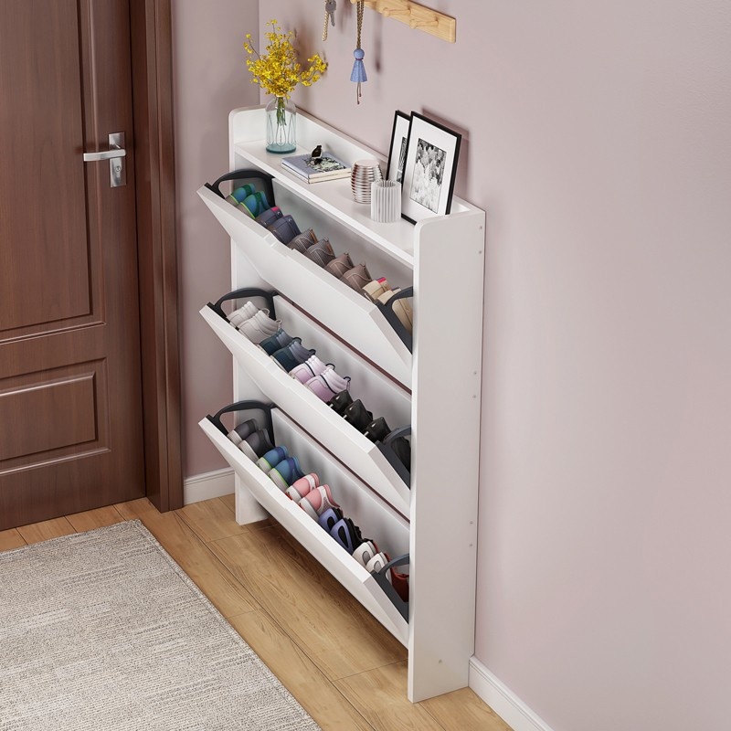 2-stöckiger Holz-Schuhorganize – Shoe Rack Cabinet Narrow Entryway Bewertung und Preis